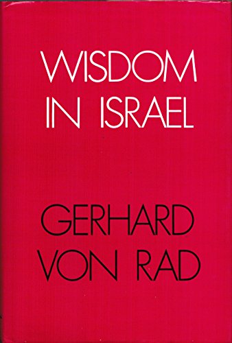 Beispielbild fr Wisdom in Israel zum Verkauf von Bank of Books