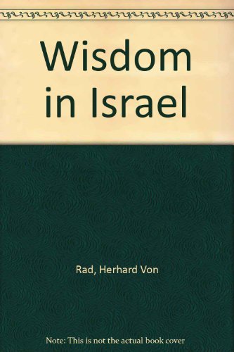 9780687457571: Wisdom in Israel