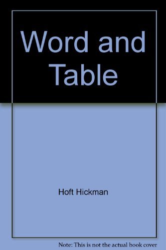 Stock image for Word & Table (Supplemental Worship Resources) for sale by BookHolders