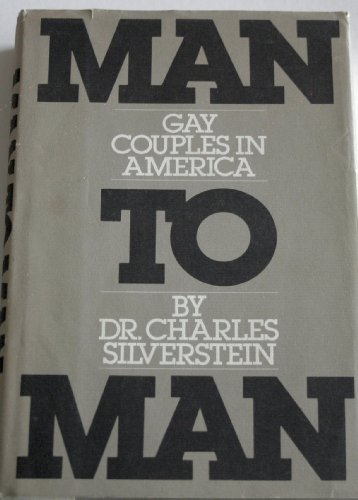 Imagen de archivo de Man to man: Gay couples in America a la venta por Montclair Book Center