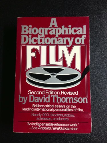 Beispielbild fr A Biographical Dictionary of Film -- 2nd Revised Edition zum Verkauf von gigabooks