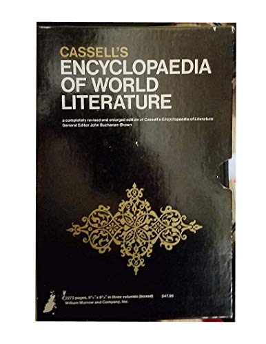 Imagen de archivo de Cassell's Encyclopaedia of World Literature.(Three Volume Set) a la venta por BookHolders