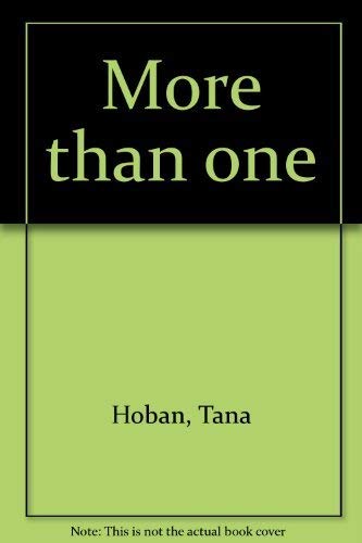 Imagen de archivo de More Than One a la venta por Better World Books