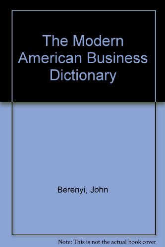 Stock image for The Modern American Business Dictionary