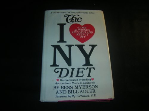 Beispielbild fr The I Love New York Diet zum Verkauf von Gulf Coast Books