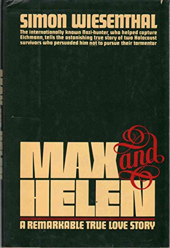 9780688011253: Max and Helen: A Remarkable True Love Story (English and German Edition)