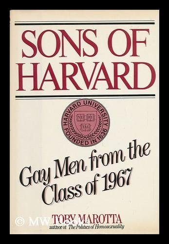 9780688019075: Sons of Harvard: Gay men from the class of 1967