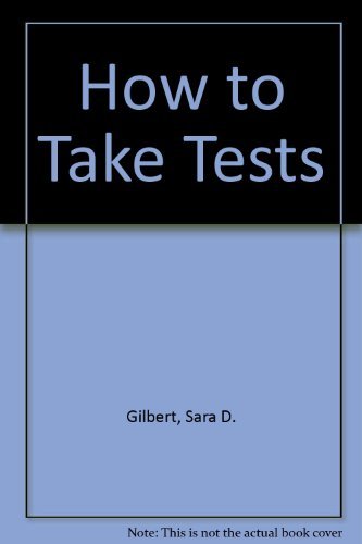 Stock image for How to Take Tests for sale by HPB-Emerald