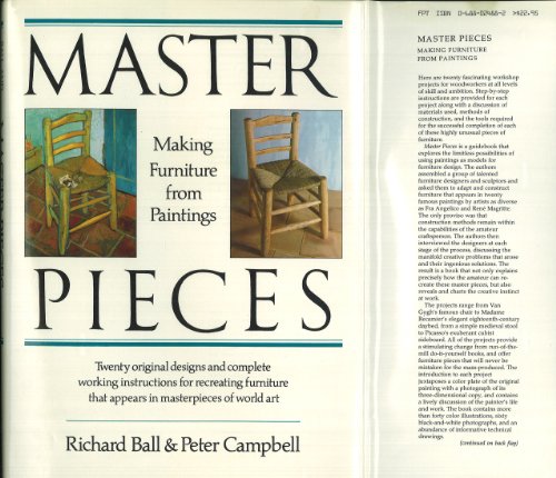 Beispielbild fr Master Pieces: Making Furniture from Paintings zum Verkauf von Wonder Book