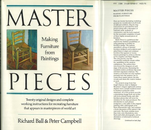 Imagen de archivo de Master Pieces: Making Furniture from Paintings a la venta por Wonder Book