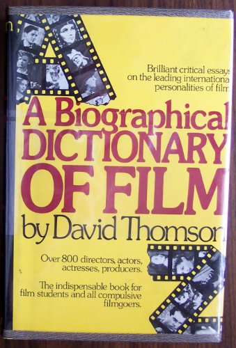 9780688029746: A biographical dictionary of film