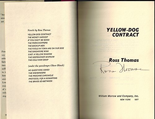 9780688031046: Yellow-Dog Contract