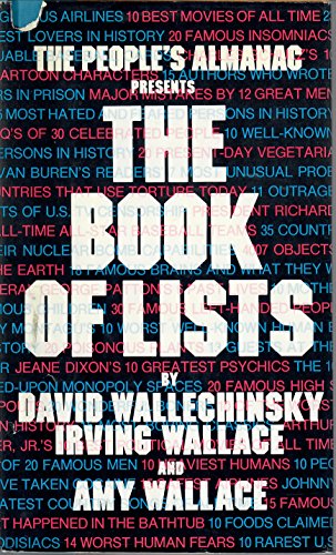 9780688031831: The People's Almanac Presents the Book of Lists