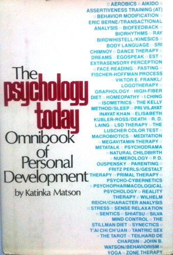 Beispielbild fr The Psycology Today Omnibook of Personal Development zum Verkauf von Robinson Street Books, IOBA