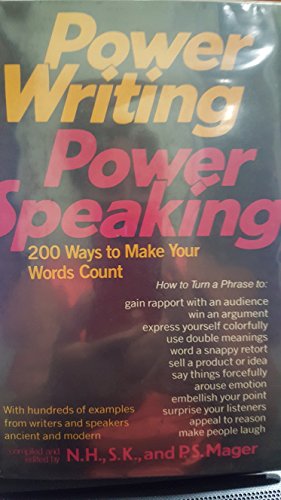 Beispielbild fr Power Writing, Power Speaking: 200 Ways to Make Your Words Count zum Verkauf von Better World Books