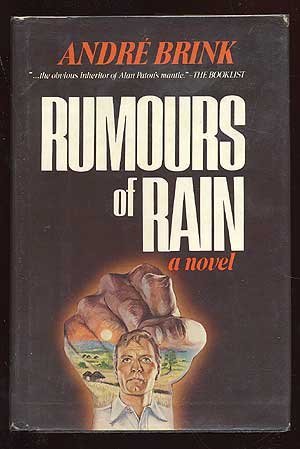 9780688033675: Rumours of rain: A novel