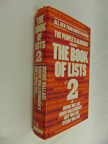 Beispielbild fr The People's Almanac Presents The Books of Lists, No. 2 zum Verkauf von Jenson Books Inc