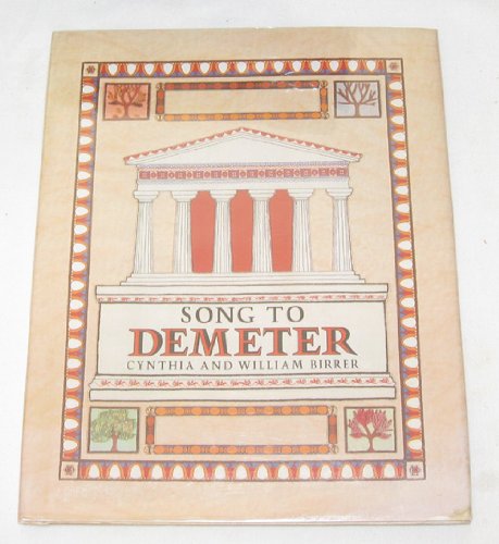 Stock image for Song to Demeter for sale by Ezekial Books, LLC