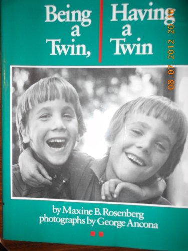 Beispielbild fr Being a Twin, Having a Twin zum Verkauf von Better World Books: West