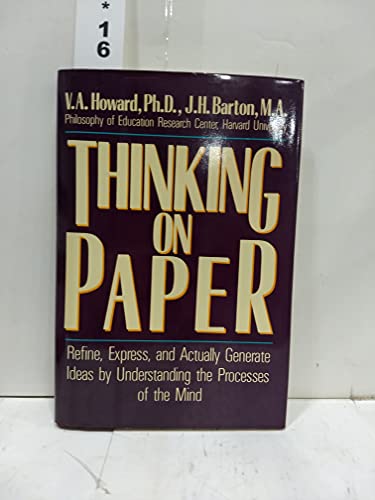 9780688048730: Thinking On Paper