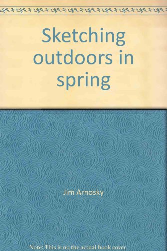 Sketching outdoors in spring