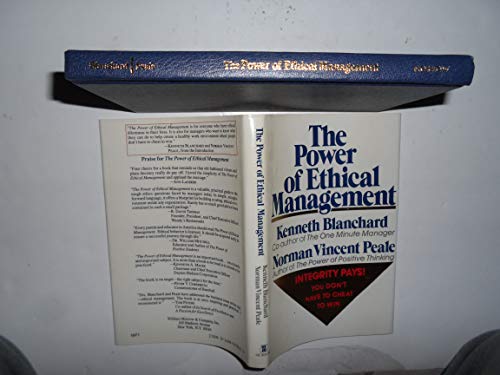 Beispielbild fr The Power of Ethical Management zum Verkauf von Gulf Coast Books