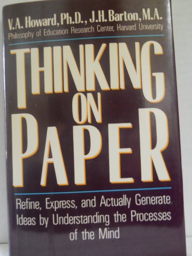 9780688077587: Thinking on Paper