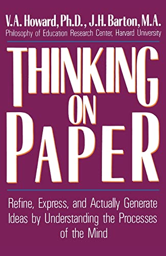 Stock image for Thinking on Paper for sale by Ergodebooks