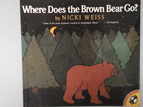 9780688078621: Where Does the Brown Bear Go?