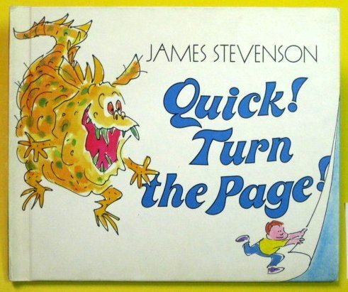 Beispielbild fr Quick! Turn the Page! zum Verkauf von Wonder Book