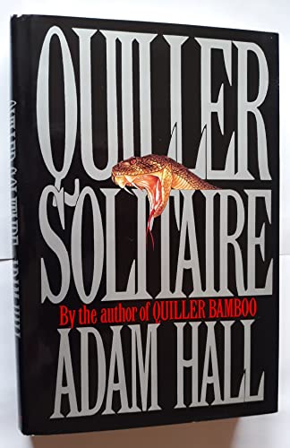 9780688107307: Quiller Solitaire: A Novel