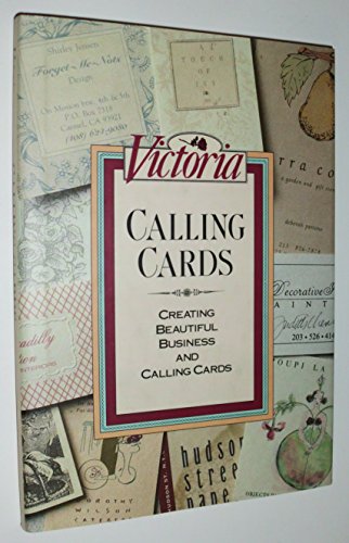 Stock image for Victoria Calling Cards: Creating Beautiful Business and Calling Cards for sale by Wonder Book