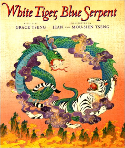 Imagen de archivo de White Tiger, Blue Serpent a la venta por Better World Books