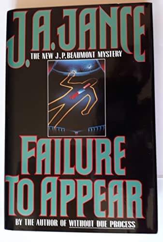 9780688126742: Failure to Appear: A J.P. Beaumont Mystery