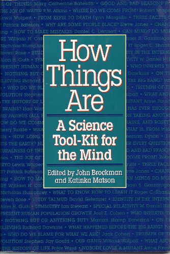 Beispielbild fr How Things Are : Science Tool-Kit for the Mind zum Verkauf von Better World Books
