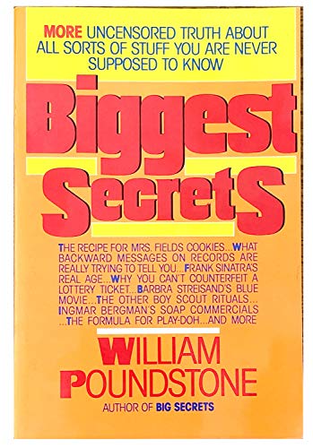 Beispielbild fr Biggest Secrets zum Verkauf von Wonder Book