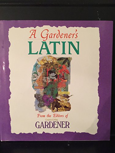 Stock image for Gardener's Latin for sale by Better World Books