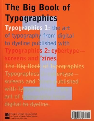 9780688178758: Big Book of Typographics 1 & 2: Typographics 1: The Art of Typography from Digital to Dyeline/Typographics 2: Cybertype