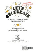 Let's celebrate: Holiday decorations you can make (Greenwillow read-alone) (9780688840501) by Peggy Parish