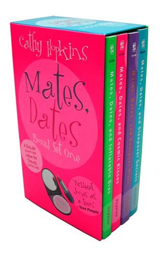 Stock image for Mates, Dates Boxed Set One: Mates, Dates, and Inflatable Bras; Mates, Dates, and Cosmic Kisses; Mates, Dates, and Designer Divas; Mates, Dates, and Sleepover Secrets for sale by KuleliBooks