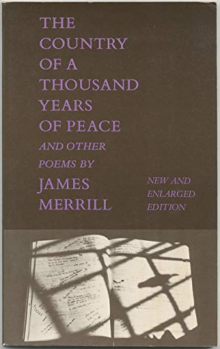 Beispielbild fr The Country of a Thousand Years of Peace and Other Poems zum Verkauf von Housing Works Online Bookstore