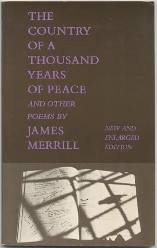 Stock image for The Country of a Thousand Years of Peace and Other Poems for sale by Housing Works Online Bookstore