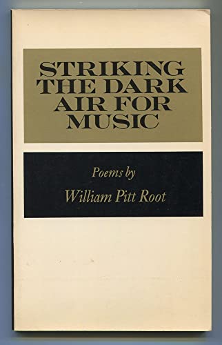 Beispielbild fr Striking the dark air for music;: Poems zum Verkauf von HPB-Movies