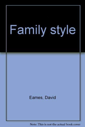 Stock image for Family style for sale by ThriftBooks-Atlanta