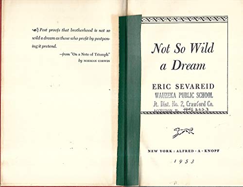 Imagen de archivo de Not So Wild a Dream a la venta por Wonder Book