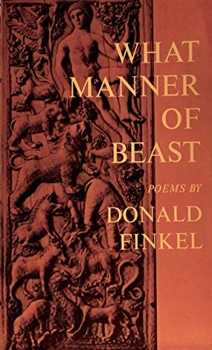 Stock image for What manner of beast : poems for sale by Open Books