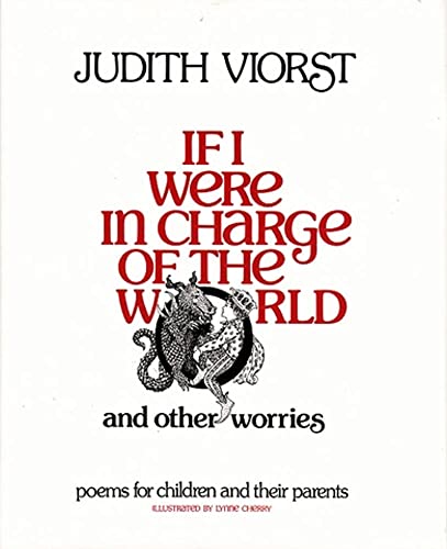 Imagen de archivo de If I Were in Charge of the World and Other Worries: Poems for Children and Their Parents a la venta por Orion Tech