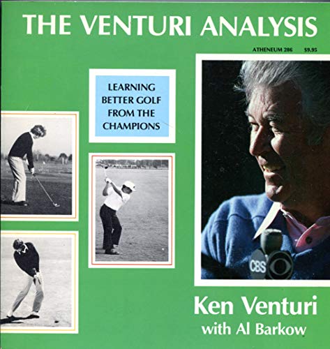 Imagen de archivo de The Venturi Analysis : Learning Better Golf from the Champions a la venta por Better World Books