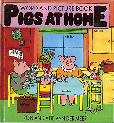 Stock image for Pigs at Home: A Flap Book for sale by Front Cover Books