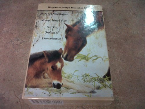 Stock image for Marguerite Henry's Horseshoe Library Set : Stormy, Misty's Foal; Sea Star, Orphan of Chincoteague; Misty of Chincoteague for sale by Better World Books